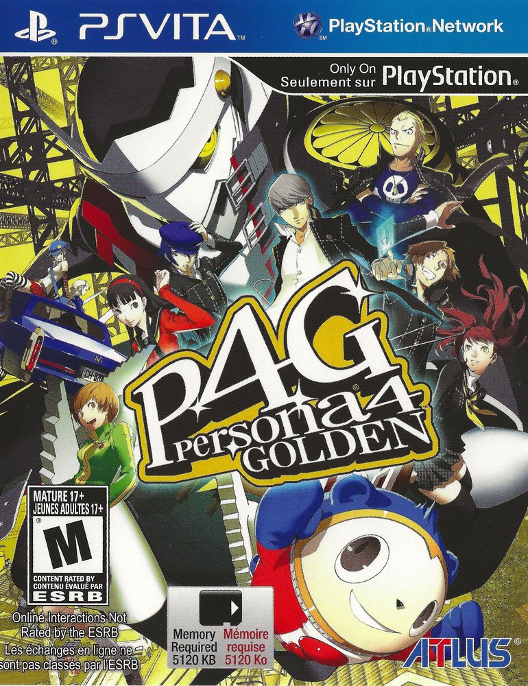 Persona 4 Golden (Vita) box art
